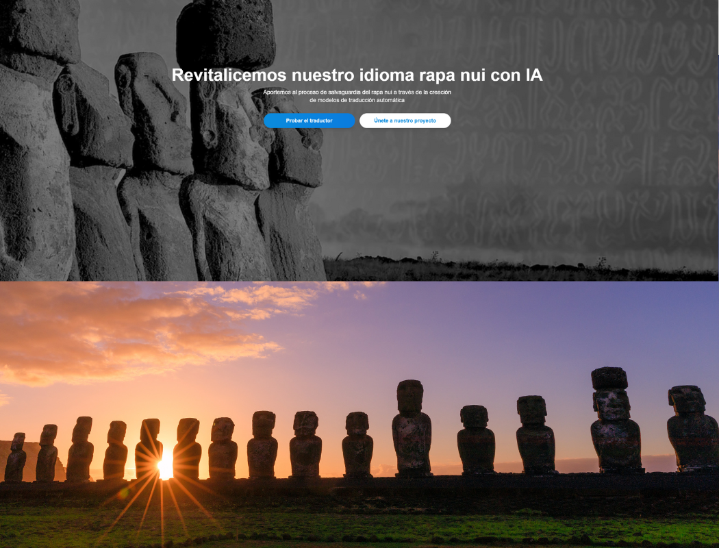 Traductor Rapa Nui creado con Inteligencia Artificial