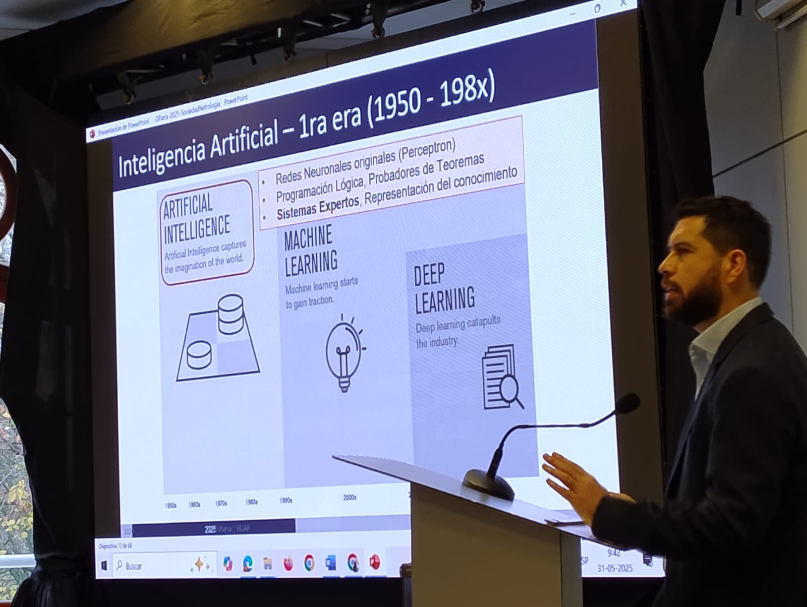 Investigador Denis Parra presenta avances en IA aplicada al riñón en jornada de nefrología