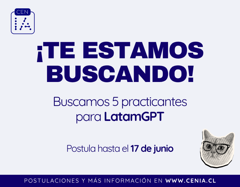 ¡Trabaja en CENIA!