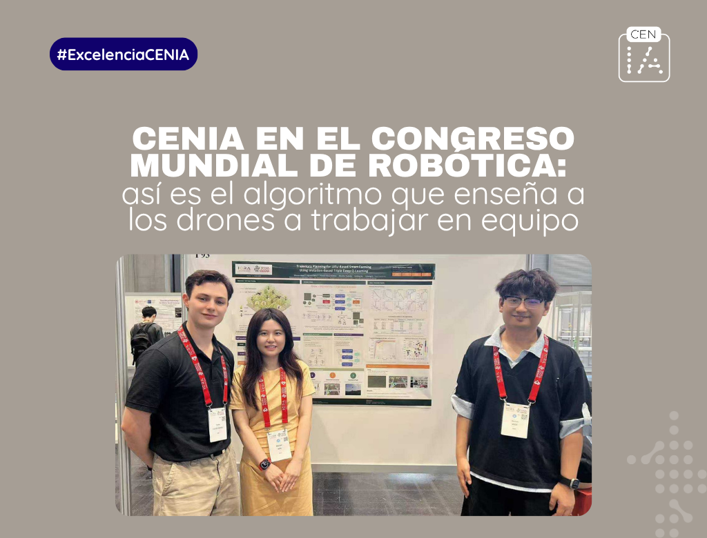 Investigador de CENIA presenta en el congreso mundial de robótica un algoritmo que enseña a los drones a colaborar para detectar malezas