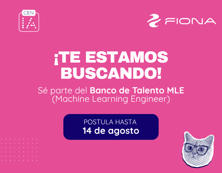 ¡TE ESTAMOS BUSCANDO! Sé parte del Banco de Talento MLE (Machine Learning Engineer)