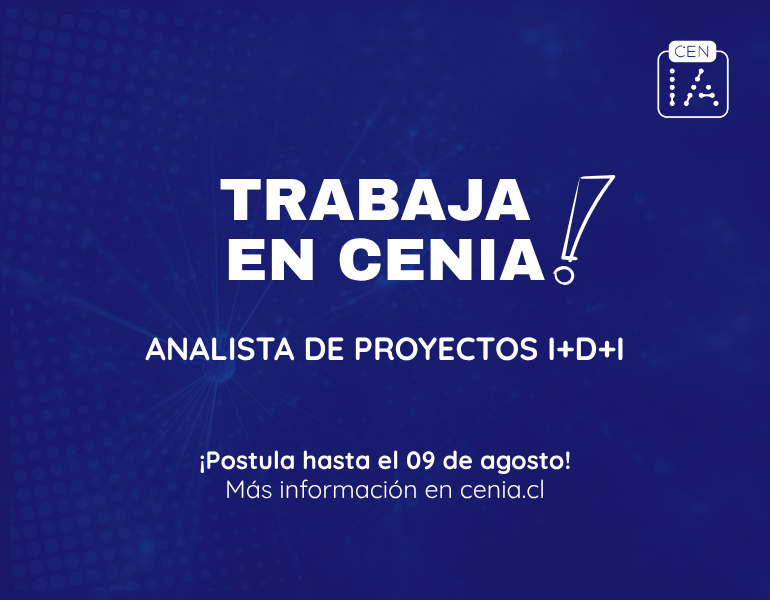 ¡Trabaja con nosotros en CENIA!